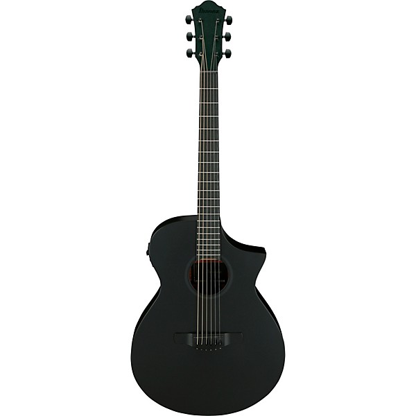 Ibanez AEWC621 Auditorium Acoustic-Electric Guitar Blackout Flat