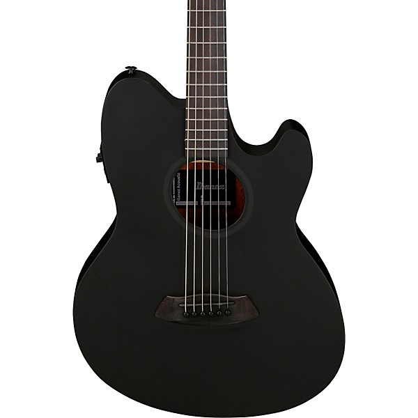 Ibanez TCY621 Talman Acoustic-Electric Guitar Blackout Flat