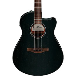 Ibanez AAM340CE Advanced Auditorium Acoustic-Electric Guitar Rustic Black