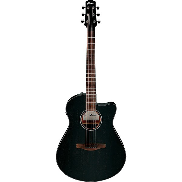 Ibanez AAM340CE Advanced Auditorium Acoustic-Electric Guitar Rustic Black