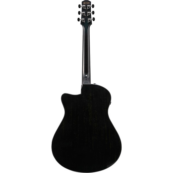 Ibanez AAM340CE Advanced Auditorium Acoustic-Electric Guitar Rustic Black