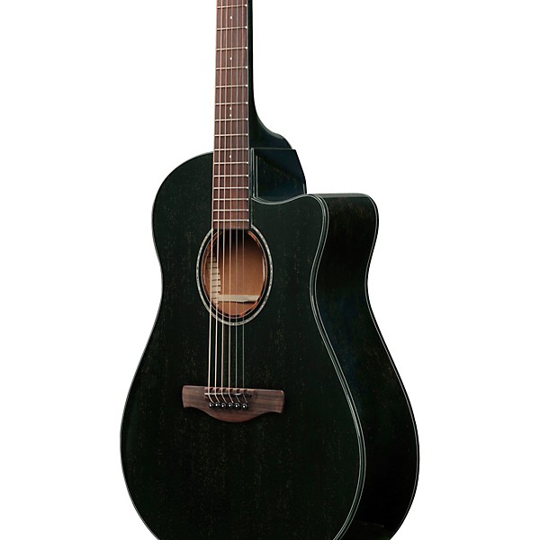 Ibanez AAM340CE Advanced Auditorium Acoustic-Electric Guitar Rustic Black