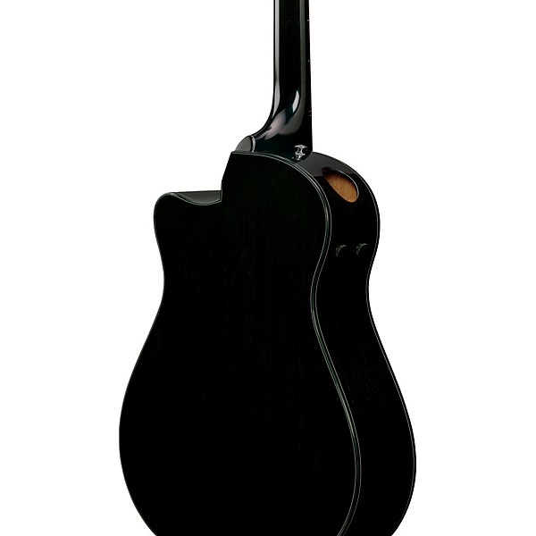 Ibanez AAM340CE Advanced Auditorium Acoustic-Electric Guitar Rustic Black