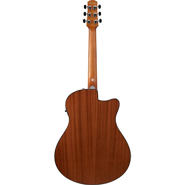 Ibanez AAM50LCE Left-Handed Advanced Auditorium Acoustic-Electric Guitar Light Brown Sunburst