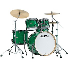 TAMA Limited-Edition Starclassic Walnut/Birch 4-Piece Shell Pack With 22" Bass Drum Jade Silk