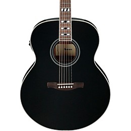 Ibanez AJ70M1E Jumbo Acoustic-Electric Guitar Black