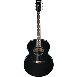 Ibanez AJ70M1E Jumbo Acoustic-Electric Guitar Black