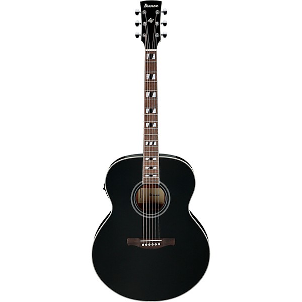 Ibanez AJ70M1E Jumbo Acoustic-Electric Guitar Black