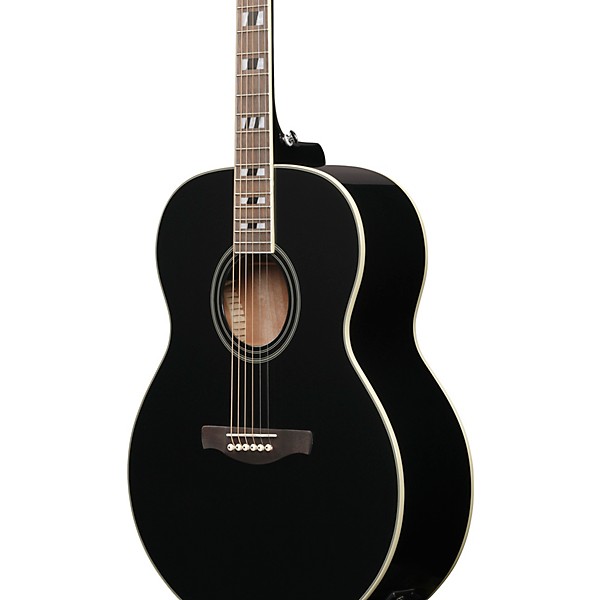 Ibanez AJ70M1E Jumbo Acoustic-Electric Guitar Black