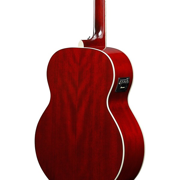 Ibanez AJ70M1E Jumbo Acoustic-Electric Guitar - Wine Red
