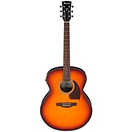 Ibanez PJ50E Jumbo Acoustic-Electric Guitar Vintage Amber Sunburst