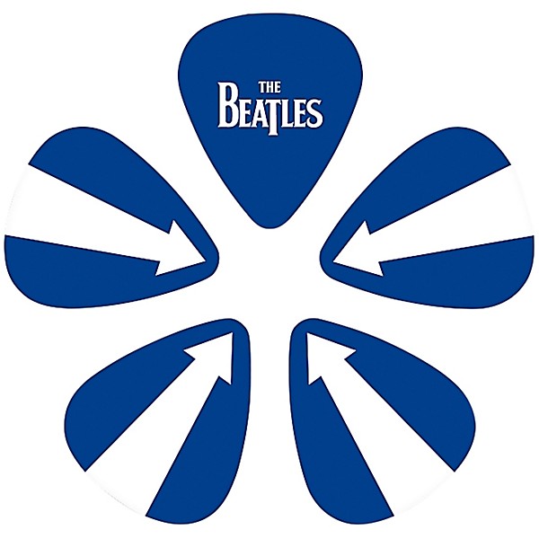 D'Addario The Beatles 1964 US Tour Ed Sullivan Stage Guitar Picks 10 Pack