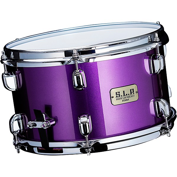 TAMA S.L.P. Mod Bubinga Snare Drum - Clay Aeschliman Artist Model 12 x 7 in. Galactic Purple