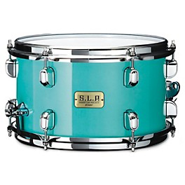 TAMA S.L.P. Mod Bubinga Snare Drum - Philo Tsoungui Artist Model 12 x 7 in. Electro Turquoise