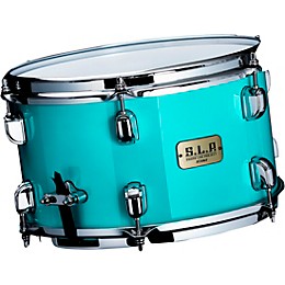 TAMA S.L.P. Mod Bubinga Snare Drum - Philo Tsoungui Artist Model 12 x 7 in. Electro Turquoise