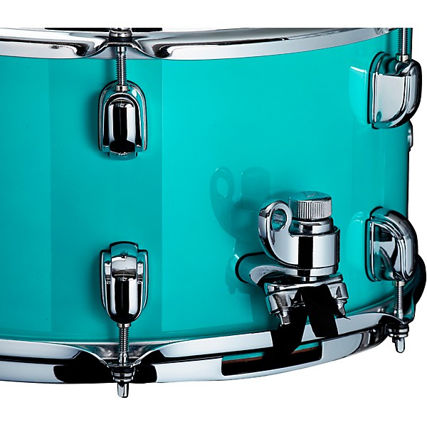 TAMA S.L.P. Mod Bubinga Snare Drum - Philo Tsoungui Artist Model 12 x 7 in. Electro Turquoise