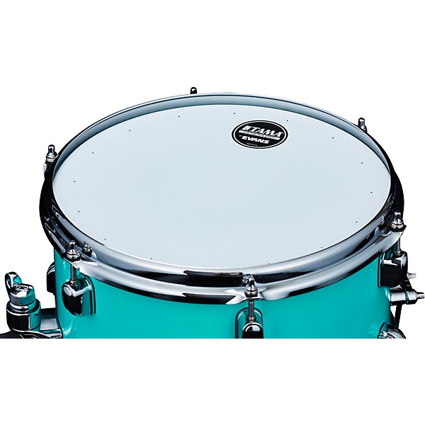 TAMA S.L.P. Mod Bubinga Snare Drum - Philo Tsoungui Artist Model 12 x 7 in. Electro Turquoise