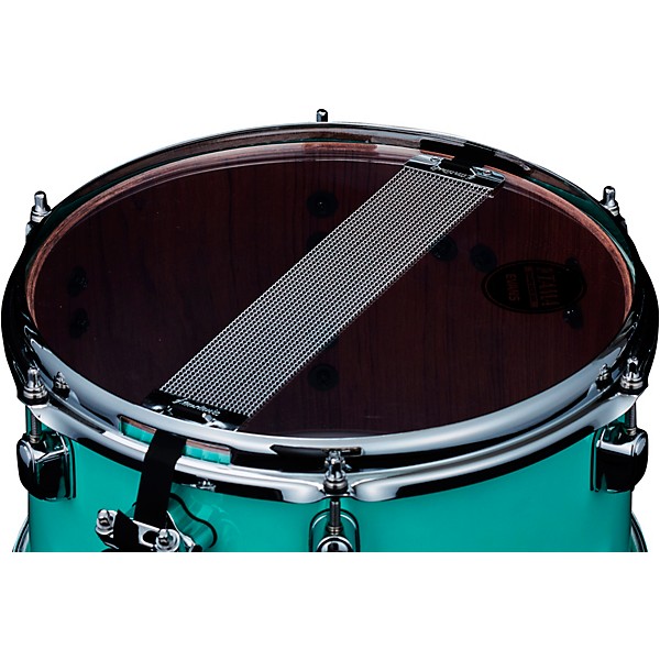 TAMA S.L.P. Mod Bubinga Snare Drum - Philo Tsoungui Artist Model 12 x 7 in. Electro Turquoise