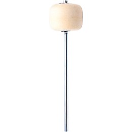 Danmar Percussion Chrome Shaft White Felt Bass Drum Beater