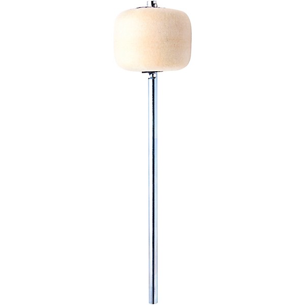 Danmar Percussion Chrome Shaft White Felt Bass Drum Beater