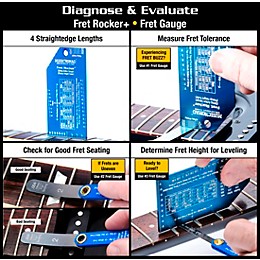 Music Nomad Premium Guitar Tech Fret Tool Set