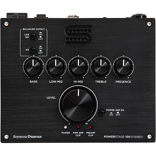 Seymour Duncan PowerStage 100 100W Stereo Guitar Power Amplifier Black