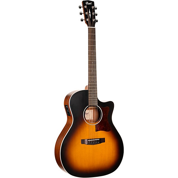 Cort GA1E Grand Regal Series Grand Auditorium Acoustic-Electric Guitar Sunburst