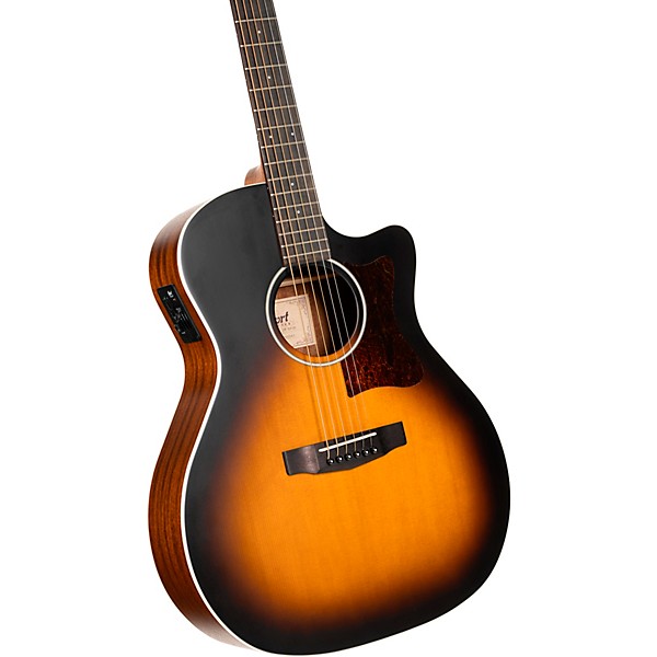 Cort GA1E Grand Regal Series Grand Auditorium Acoustic-Electric Guitar Sunburst