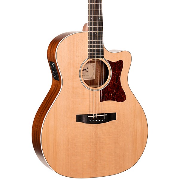 Cort GA1E Grand Regal Series Grand Auditorium Acoustic-Electric Guitar Natural