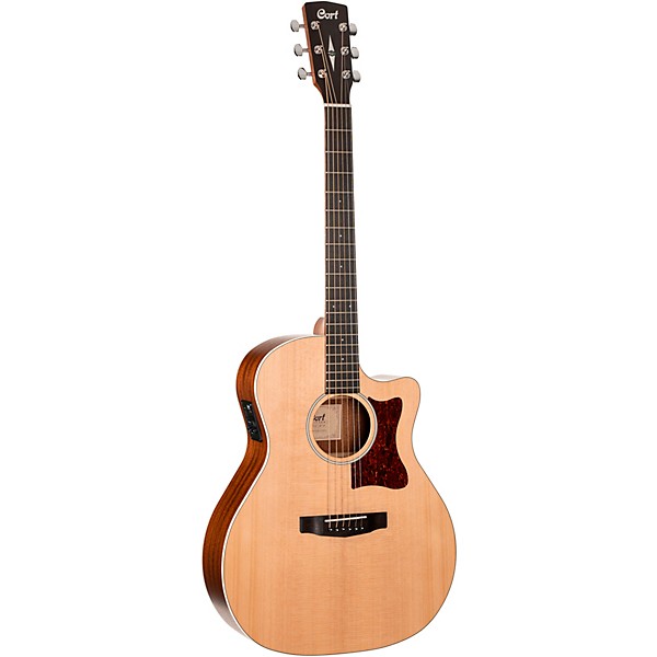 Cort GA1E Grand Regal Series Grand Auditorium Acoustic-Electric Guitar Natural