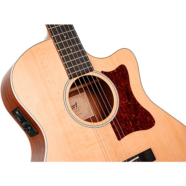 Cort GA1E Grand Regal Series Grand Auditorium Acoustic-Electric Guitar Natural