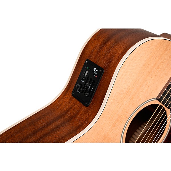 Cort GA1E Grand Regal Series Grand Auditorium Acoustic-Electric Guitar Natural