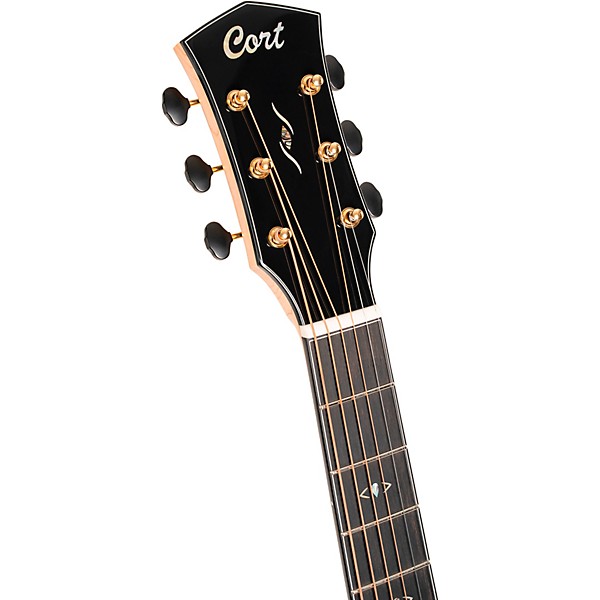 Cort Gold Passion Concert Acoustic-Electric Guitar Natural