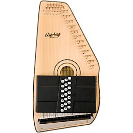 Oscar Schmidt OS120CNE 21 Chord Adirondack Acoustic-Electric Autoharp Natural