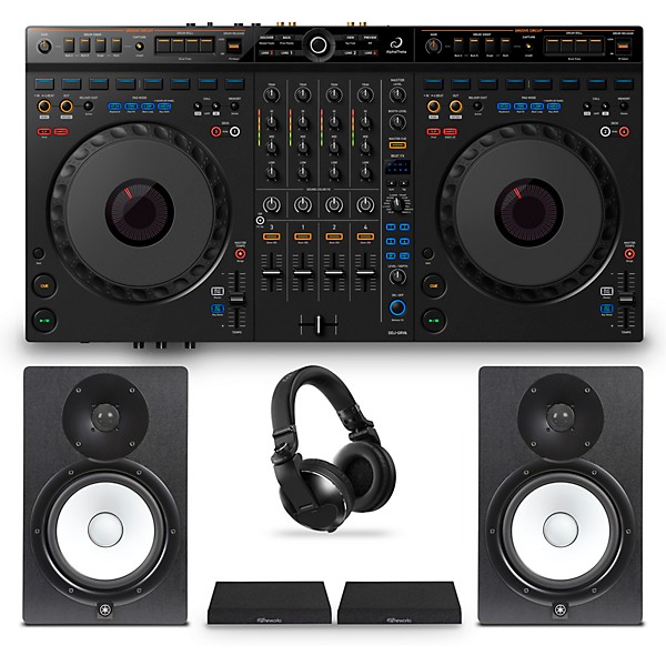 AlphaTheta DDJ-GRV6 Pro Home Bundle with Yamaha Monitors and AlphaTheta DDJ-GRV6 Pro Home Bundle with Yamaha Monitors and
