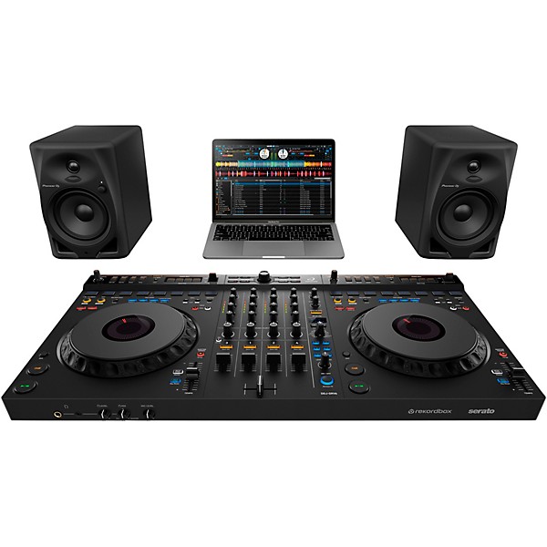 AlphaTheta DDJ-GRV6 Pro Home Bundle with Yamaha Monitors and Pioneer DJ Headphones