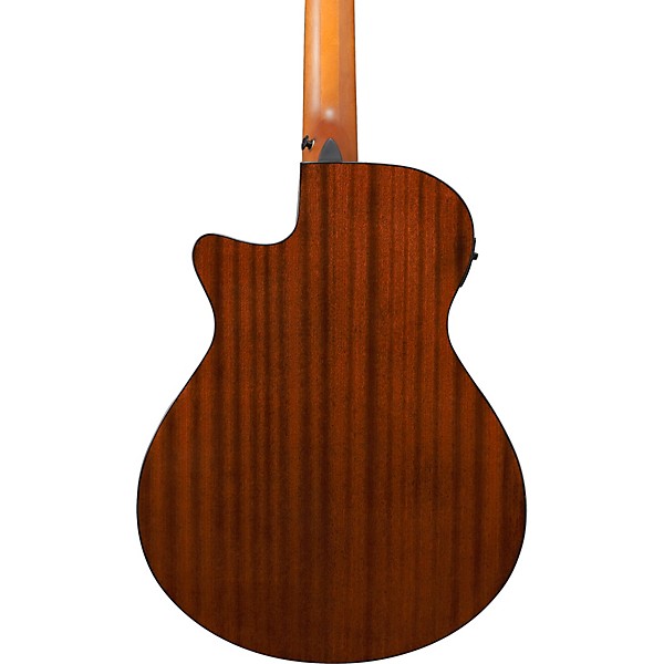 Ibanez AEGB25E Grand Concert Acoustic-Electric Bass Guitar Transparent Black Sunburst