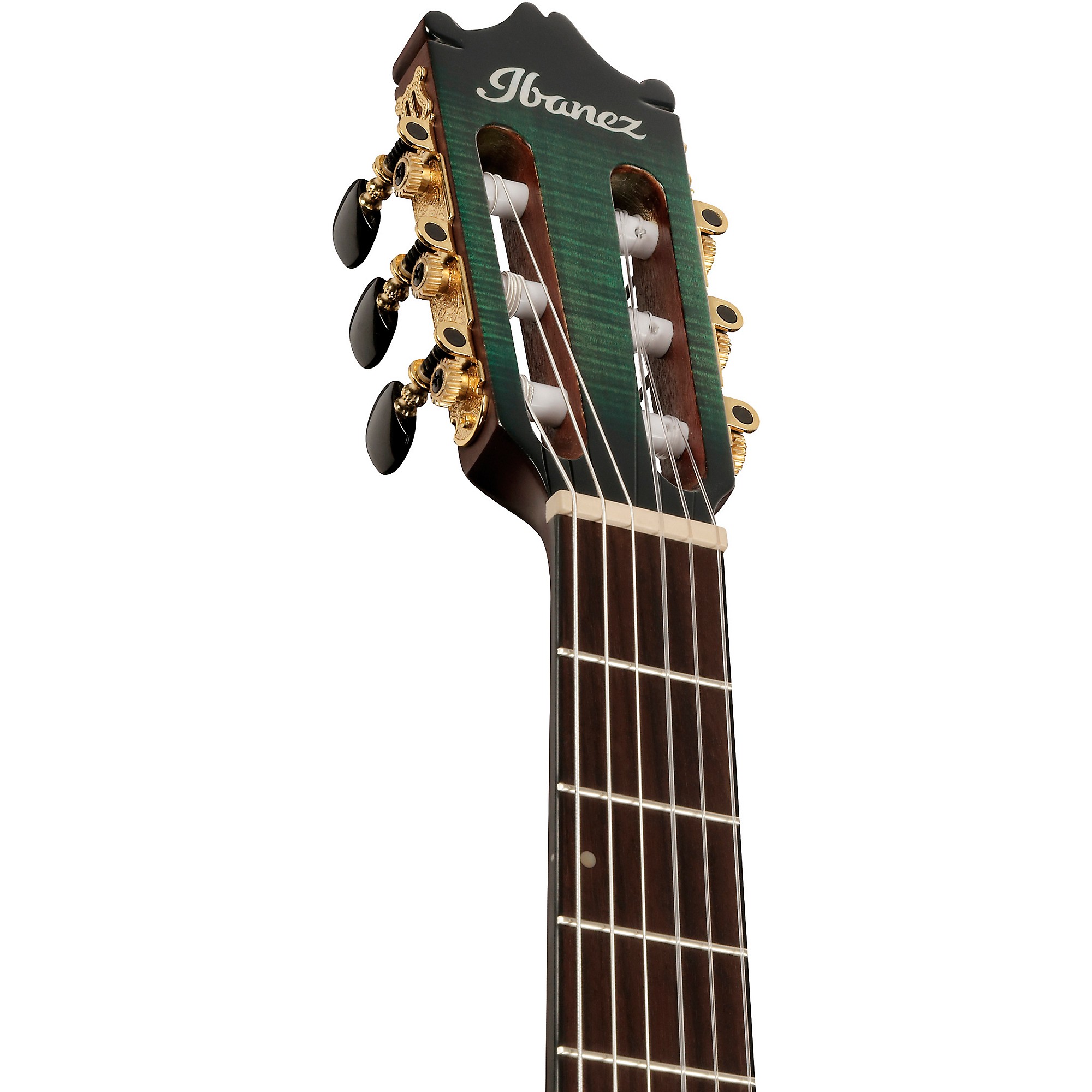 Ibanez GA35FMTCE Flamed Maple Classical Acoustic Guitar Emerald Ibanez GA35FMTCE Flamed Maple Classical Acoustic Guitar Emerald