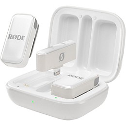 RODE Wireless Micro Ultra-Compact Wireless Microphone (Lightning) White