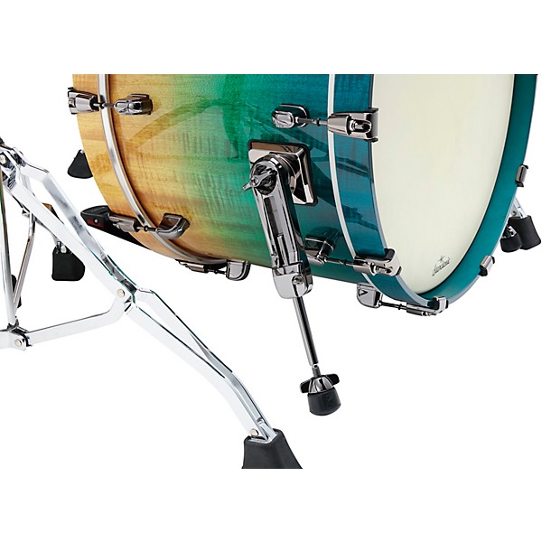 TAMA Starclassic Maple 3-Piece Shell Pack With 22" Bass Drum and Black Nickel Hardware Marine Shoreline Movingui Fade