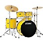 TAMA Imperialstar 5-Piece Complete Drum Set With 22" Bass Drum Electric Yellow thumbnail