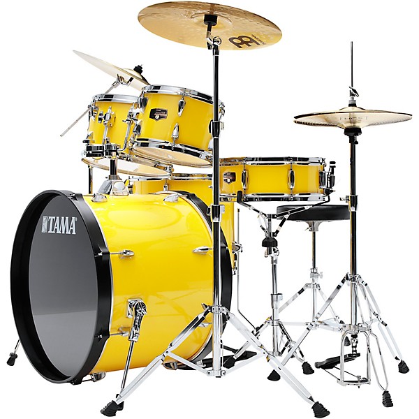 TAMA Imperialstar 5-Piece Complete Drum Set With 22" Bass Drum Electric Yellow