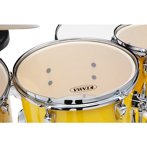 TAMA Imperialstar 5-Piece Complete Drum Set With 22" Bass Drum Electric Yellow