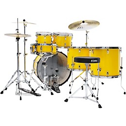 TAMA Imperialstar 6-Piece Complete Drum Set With 22" Bass Drum Electric Yellow