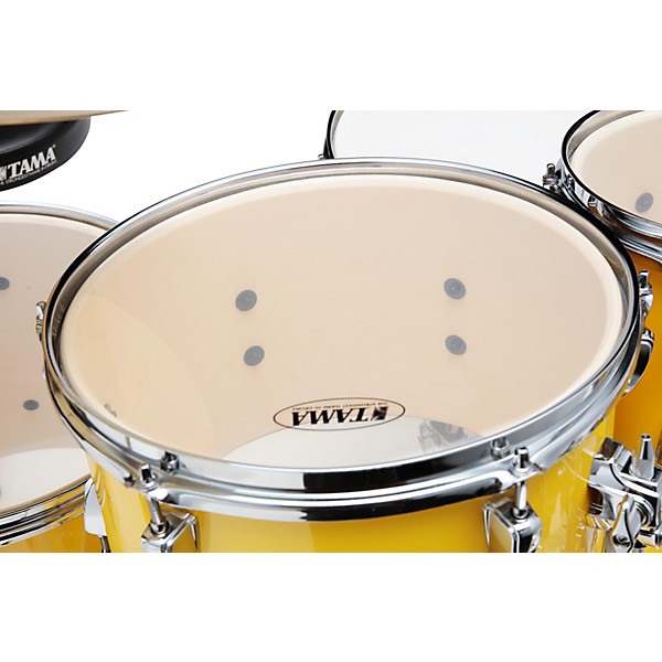 TAMA Imperialstar 6-Piece Complete Drum Set With 22" Bass Drum Electric Yellow