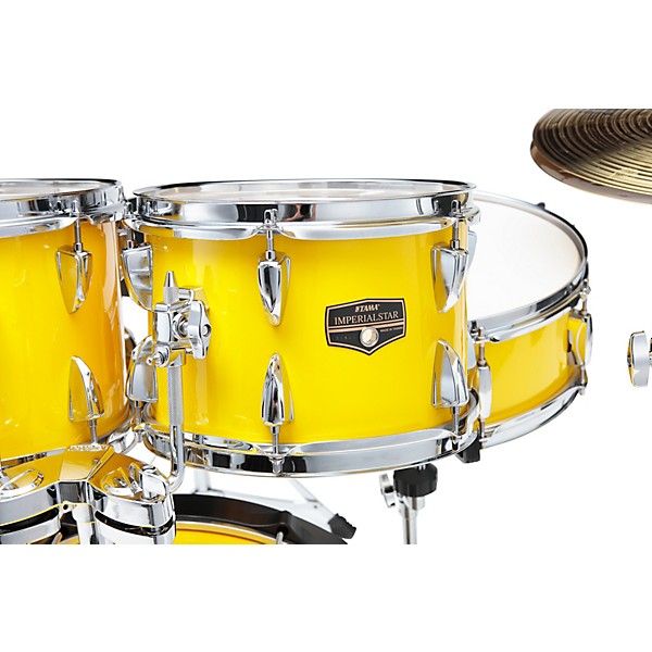 TAMA Imperialstar 5-Piece Complete Drum Set With 20" Bass Drum Electric Yellow