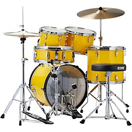 TAMA Imperialstar 5-Piece Complete Drum Set With 18" Bass Drum Electric Yellow