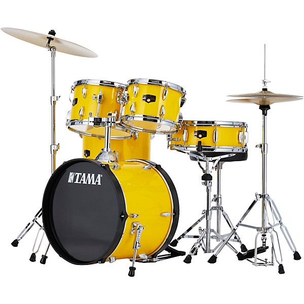 TAMA Imperialstar 5-Piece Complete Drum Set With 18" Bass Drum Electric Yellow