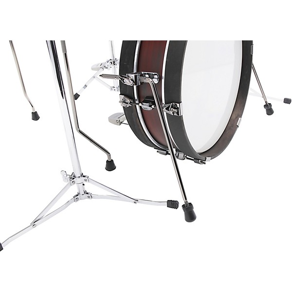 TAMA Club-JAM Pancake 4-Piece Shell Pack With 18" Bass Drum Burgundy Walnut Wrap