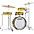 TAMA Club-JAM Pancake 4-Piece Shell Pack With ... TAMA Club-JAM Pancake 4-Piece Shell Pack With 18" Bass Drum Electric Yellow